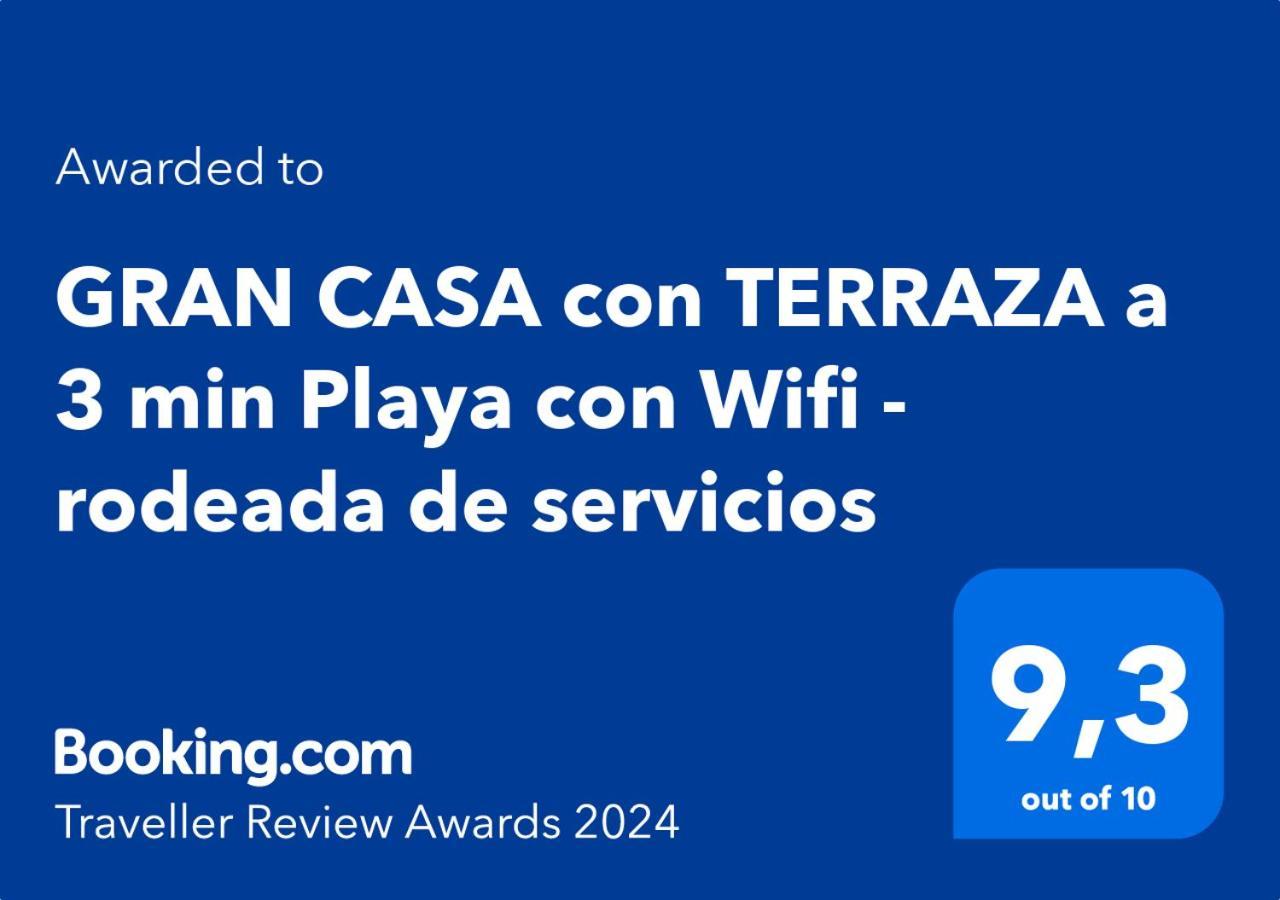 Gran Casa Con Terraza A 3 Min Playa Con Wifi - Rodeada De Servicios Roquetas de Mar Esterno foto